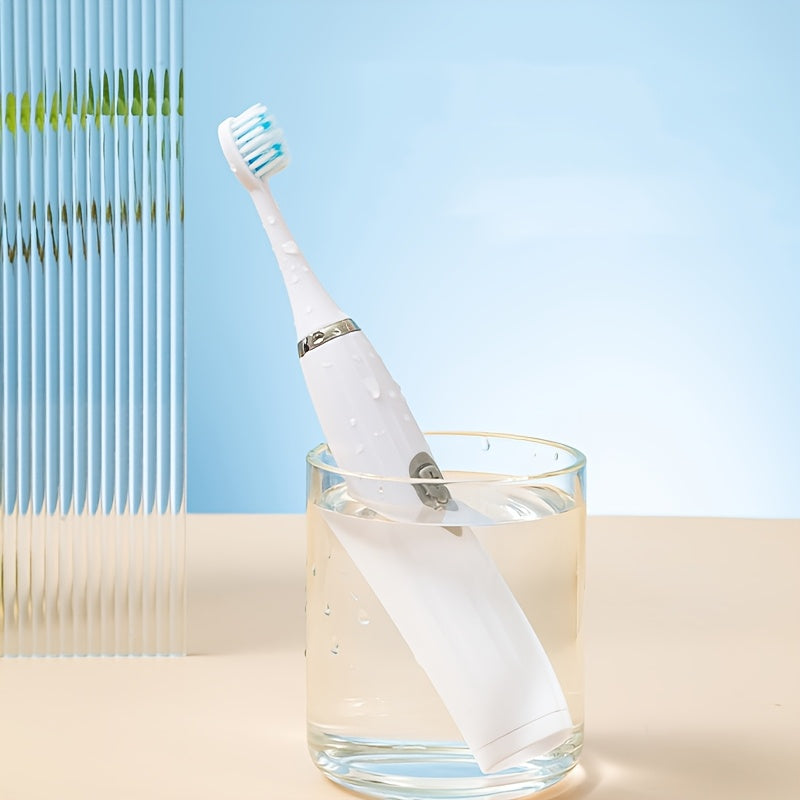 Elektr Sonic Tish tozalash cho'tkasi Portativ Qayta zaryadlanadigan Elektr Tish tozalash cho'tkasi, almashtiriladigan boshlar bilan