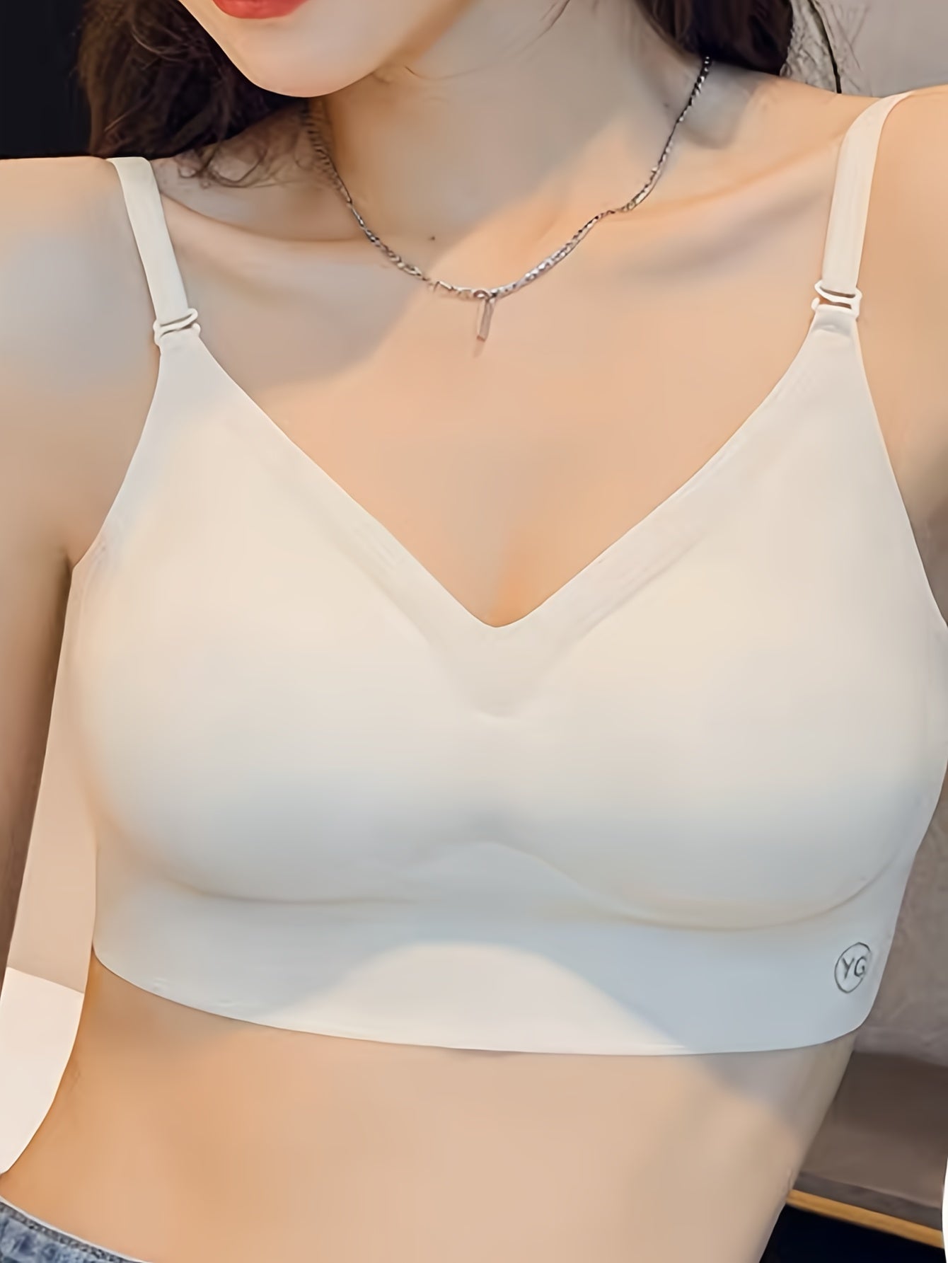 Wireless Push Up Bra for Women Solid Material Comfortable Everyday Wear