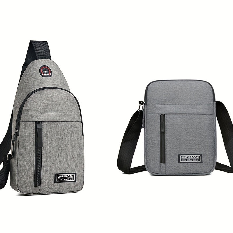 Large Capacity Waterproof Travel Backpack for Hiking and Short Trips with Zipper and Adjustable Straps