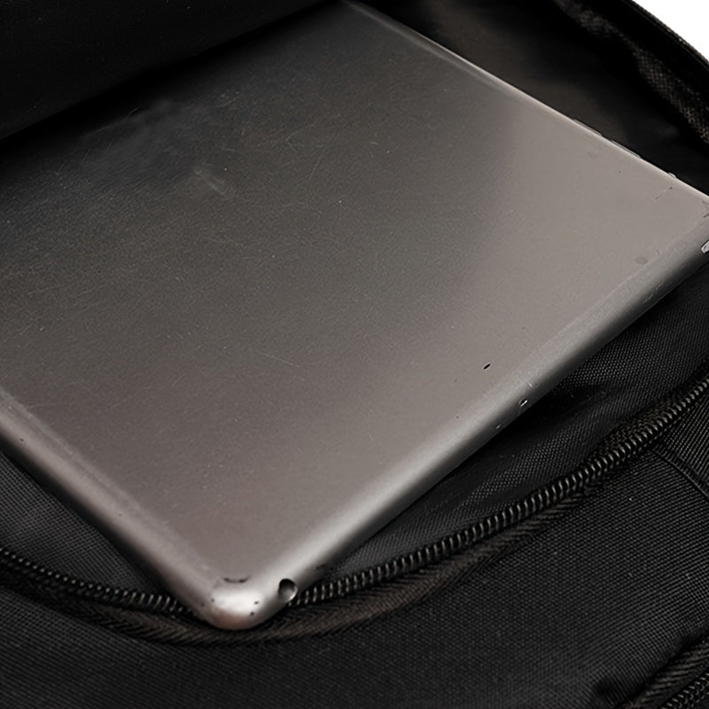 Large Capacity Nylon Backpack for Men and Women with Laptop Compartment