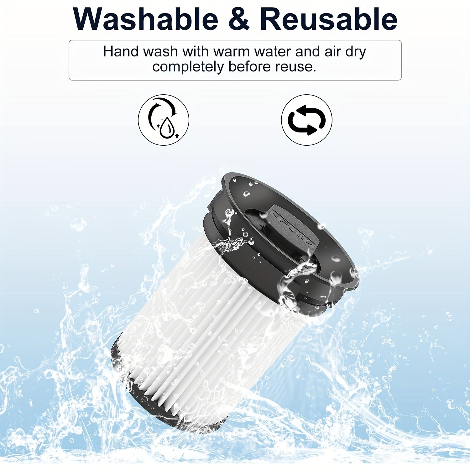 Triflex HX1 Facelift va HX2 simsiz changyutgichlar uchun bir qopda ikkita filtr, Triflex HX-1 seriyasi va HX2 uchun nozik filtr aksessuarlari taqdim etadi.