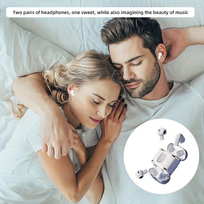 Сенянг True Wireless In-Ear игровые наушники с сенсорным управлением, HD вызовы, перезаряжаемая батарея для Android и iPhone, спортивные наушники, шумоподавление, умные наушники.