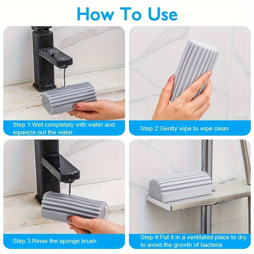 Juego de esponjas de PVA multifuncionales para limpiar cocina, baño y coche