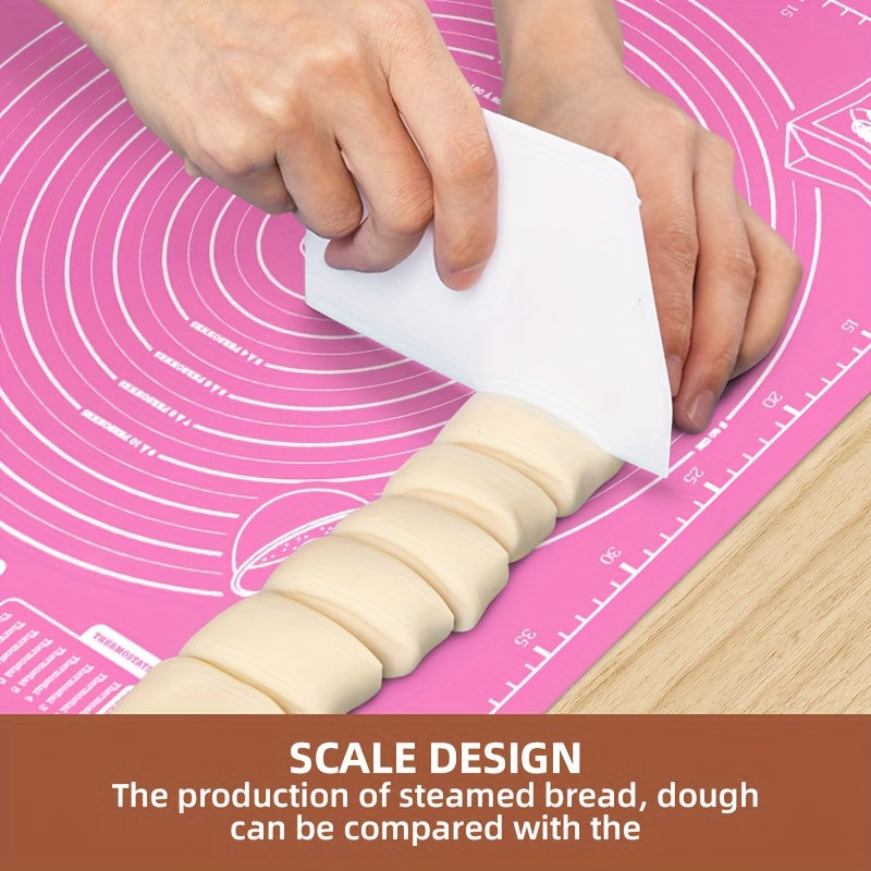Extra Thick Food Grade Pastry Mat for Baking and Kneading in 5 Colors and 2 Sizes