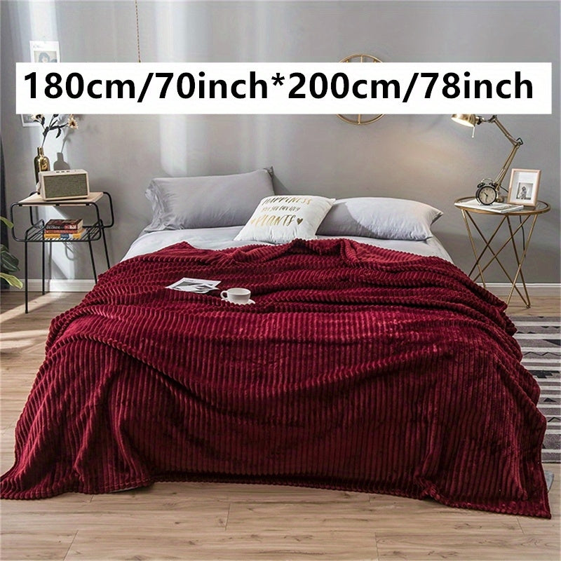 Faux Rabbit Fur Bed Blanket Soft Plush Throw for Bed Couch 50x60 Inches