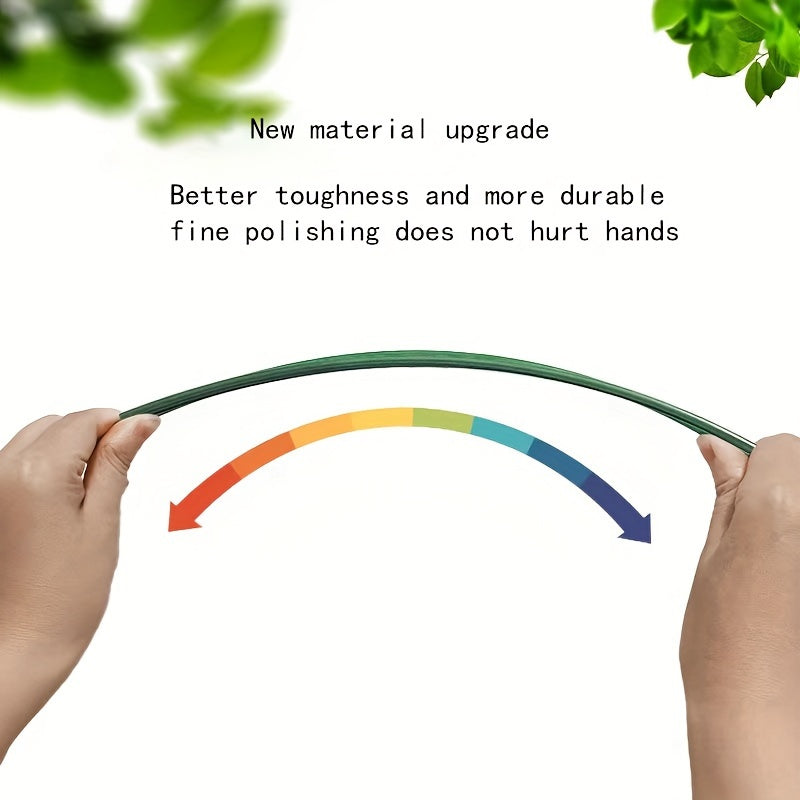 10-Pack Green Plastic and Fiberglass Plant Support Stakes for Indoor Flowers