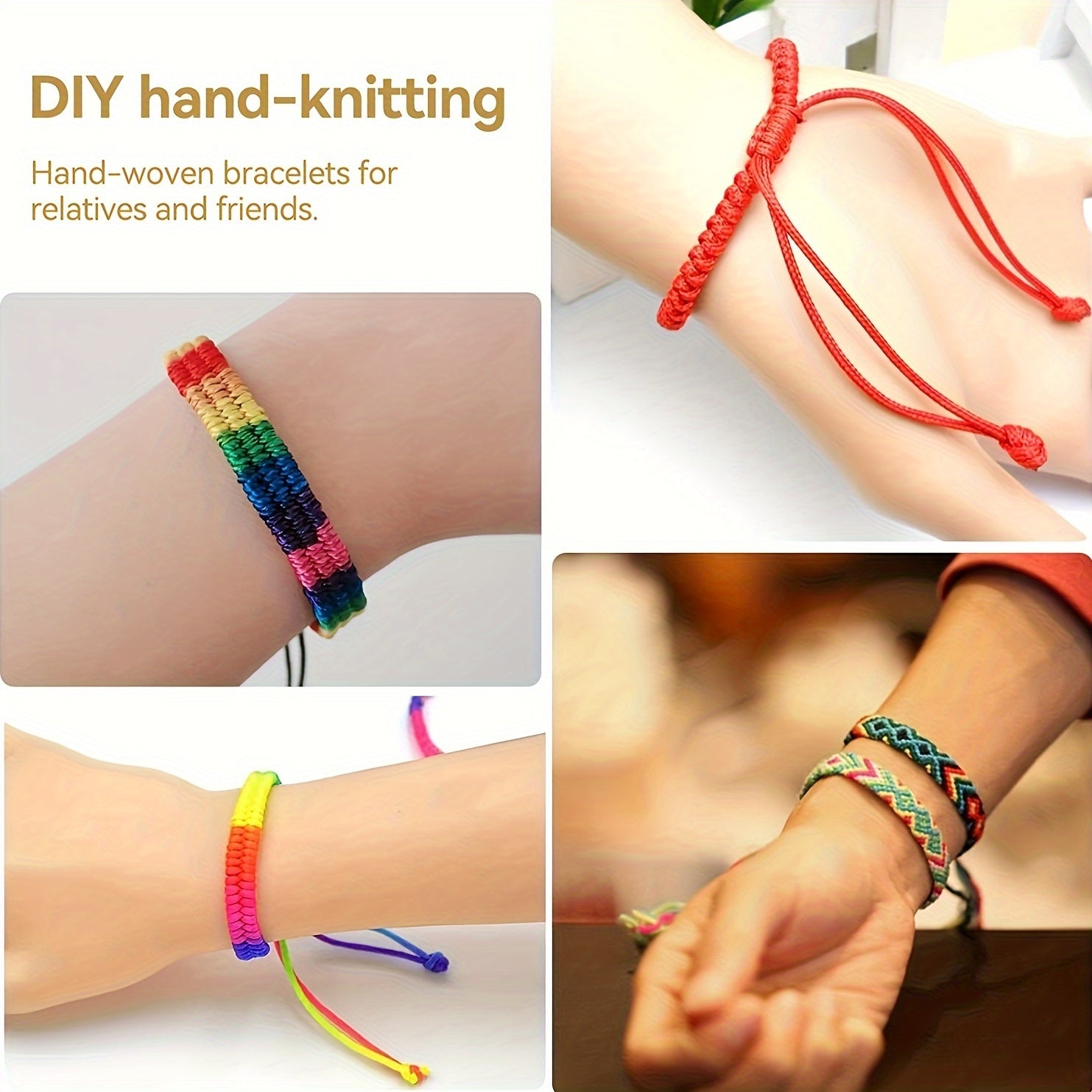 Wooden Bracelet Jig Kit for Paracord Jewelry Making DIY Braiding Frame for Wristbands