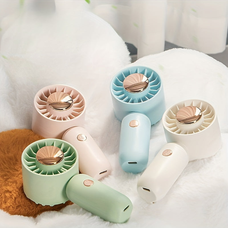 Portable Mini Fan with USB Rechargeable Battery for Indoor Outdoor Use