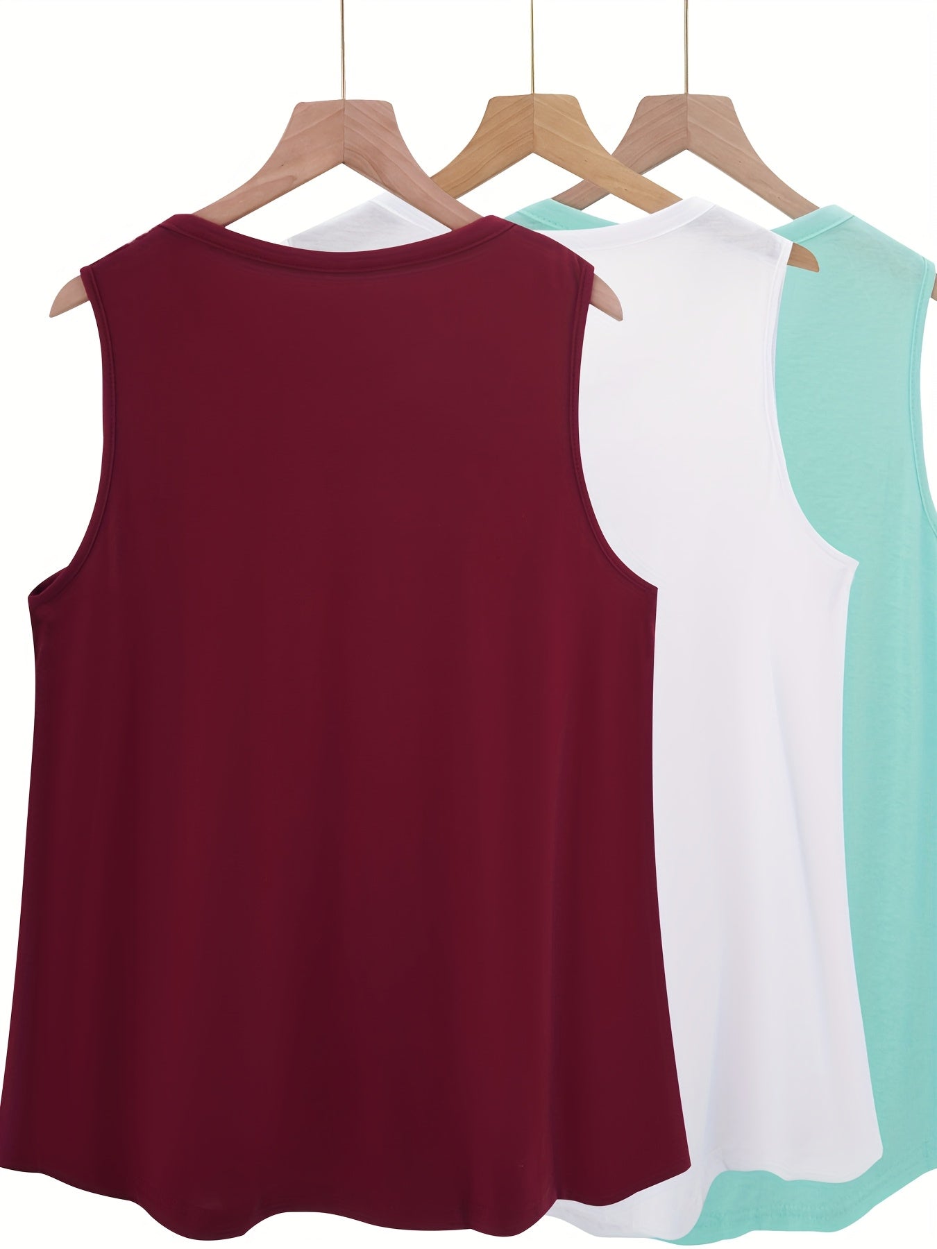 Women's Sleeveless Ruched Tank Tops Set Breathable Polyester Lace Vacation Style