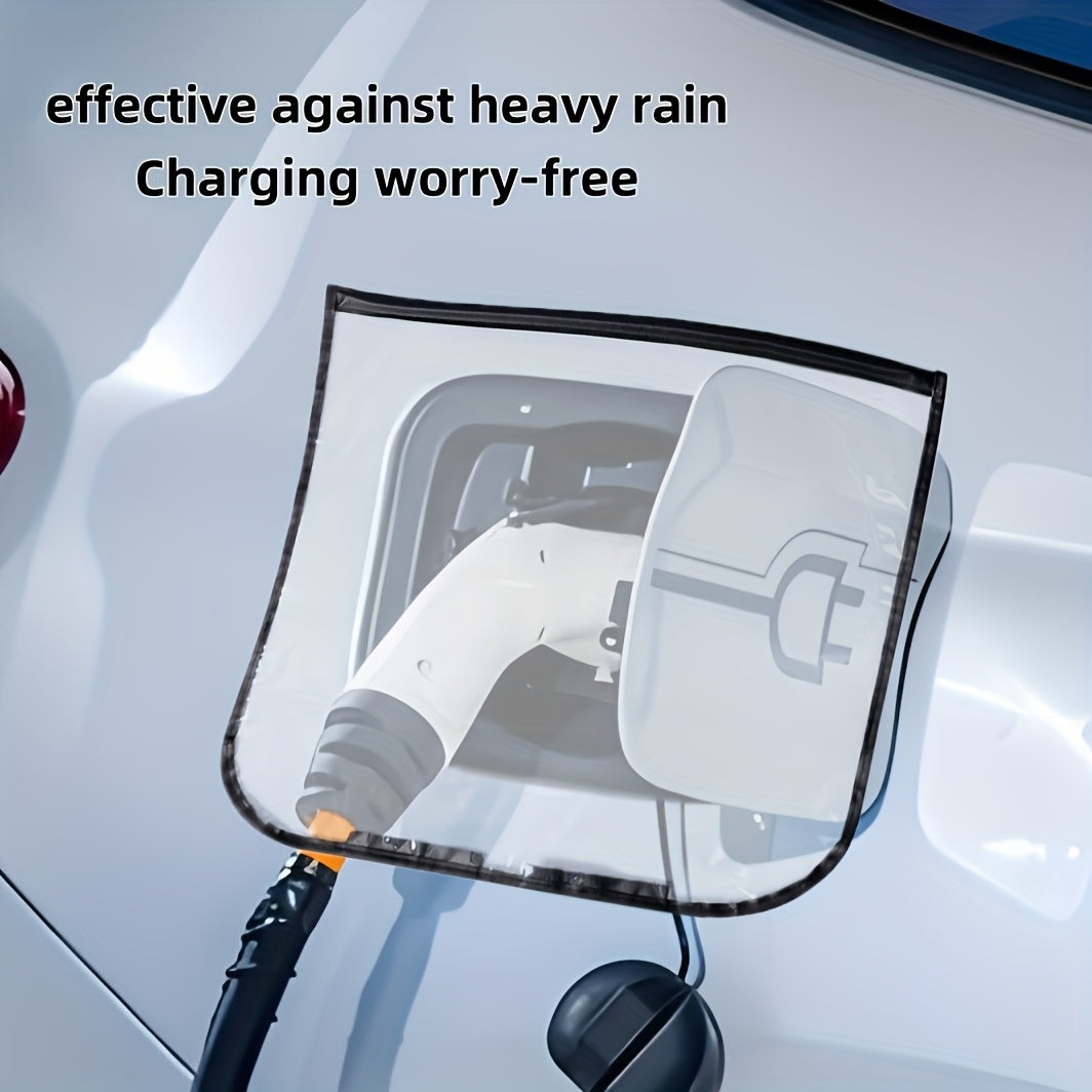Electric Vehicle Charging Gun Rain Cover Waterproof Charging Port Snow Rainproof