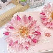 Artificial Flowers Crab Claw Chrysanthemum Simulation Flowers 7.5cm for DIY Crafts Weddings and Decorations