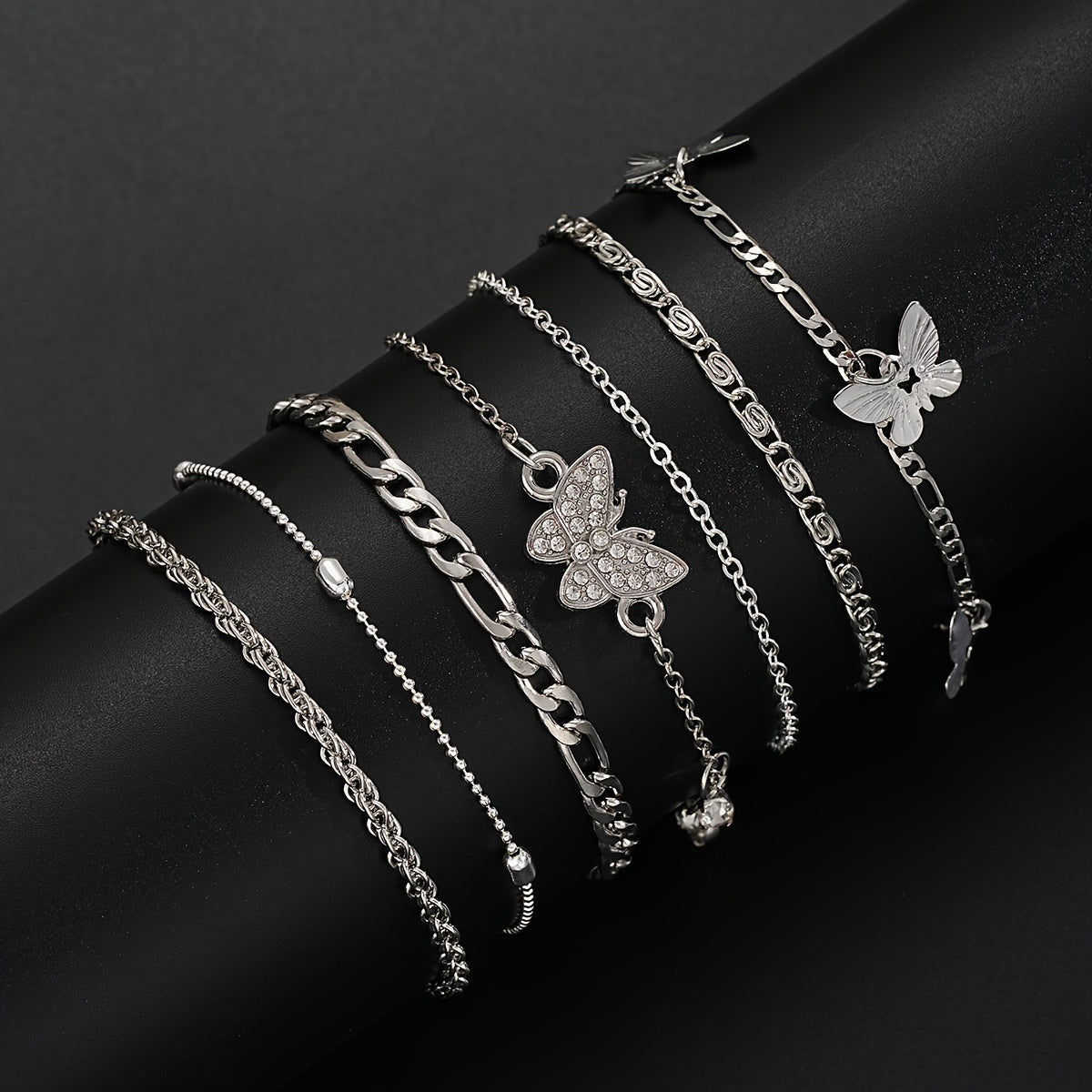 108-Piece Jewelry Set for Women with Heart Butterfly Flower Designs for Birthdays and Parties