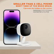 1080P HD WiFi Security Camera with Night Vision Voice Intercom Motion Alerts Indoor Outdoor Surveillance