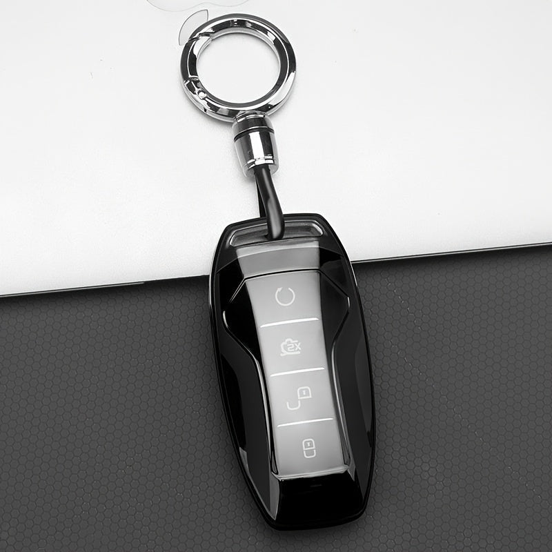 Universal TPU Key Fob Cover for Car Remote Protective Case Transparent Black
