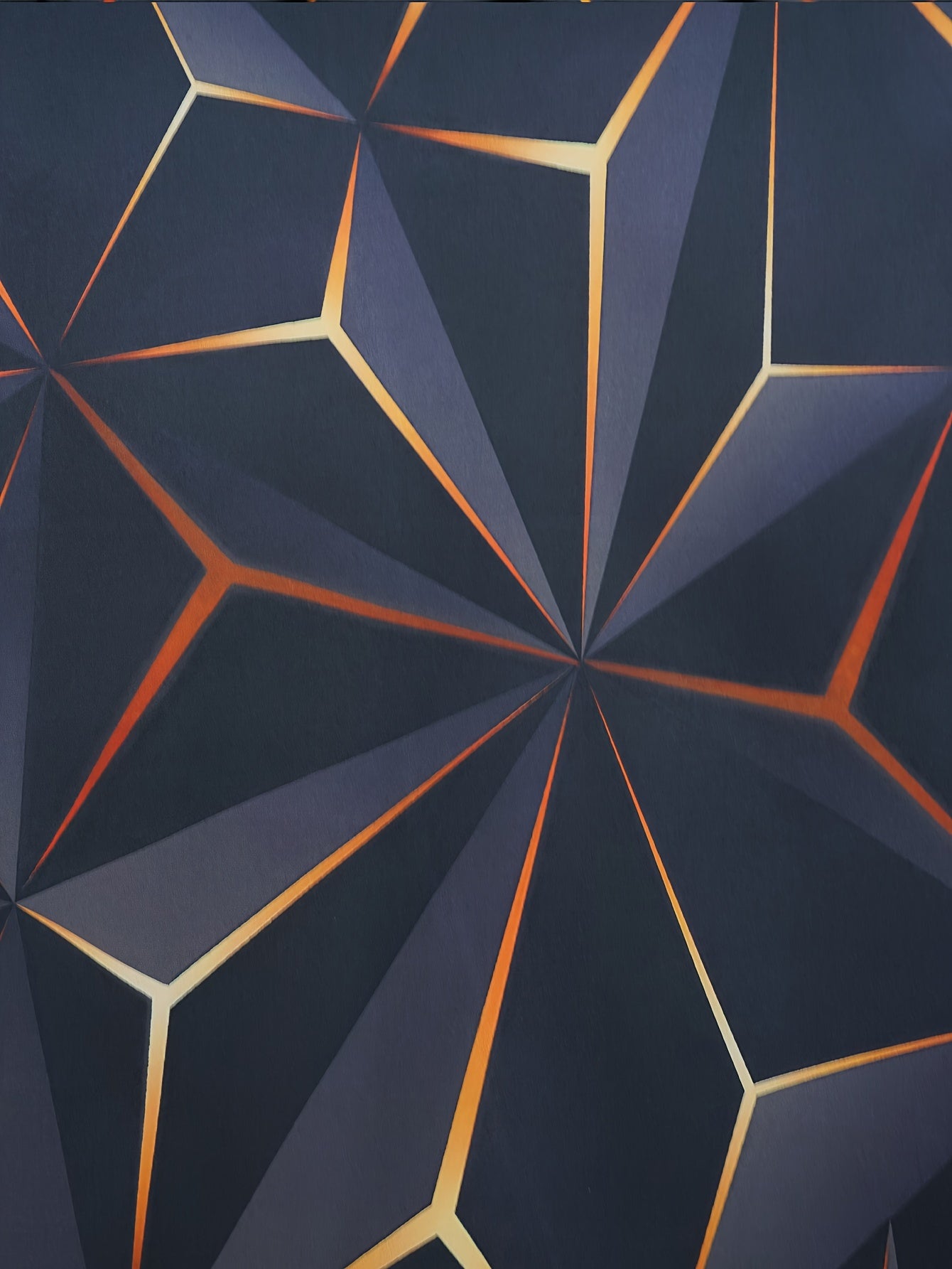 Men's Long Sleeve Geometric Print Shirt Polyester Casual Spring Fall Outdoor Wear