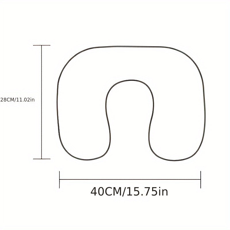 Inflatable U-Shaped Neck Pillow Waterproof Travel Support Compact Washable