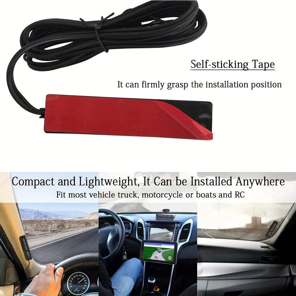Car Radio Antenna Invisible Amplifying FM/AM 12V Autoantenna