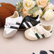 Infant Toddler Shoes Spring Fall Soft Rubber Sole Anti-slip Striped Low Top Casual Fashion