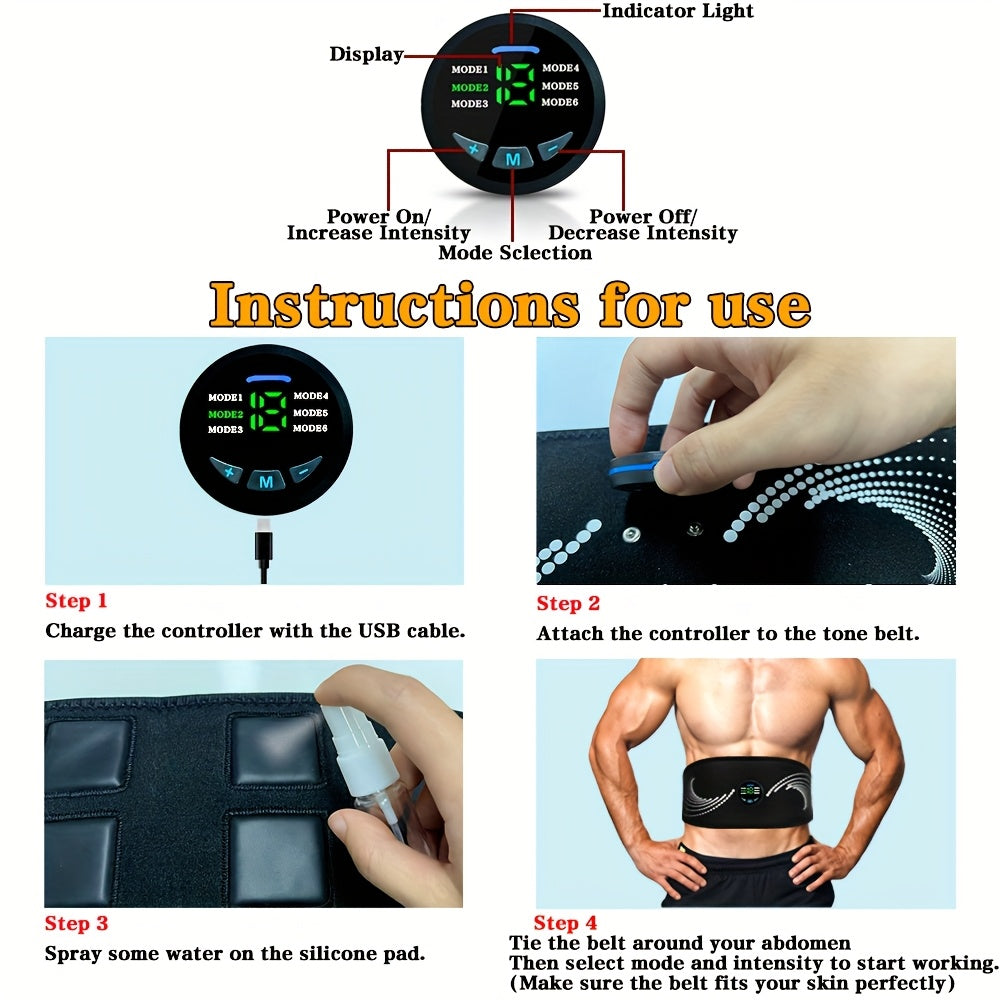 Erkaklar va ayollar uchun bir nechta rejimlar va intensivlik darajalari bilan EMS mushak massajchisi. Sayohat, uy yoki ofisda dam olish uchun ideal va bayram sovg'asi sifatida.