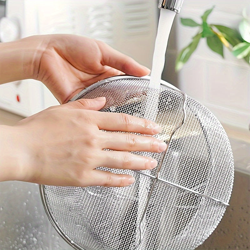 Mustahkam zanglamas po'latdan yasalgan bug'lash savati, uch oyoqli turuvchi - sabzavotlar, makaron va boshqalar uchun ideal - ko'p funksiyali va xavfsiz to'r dizayni