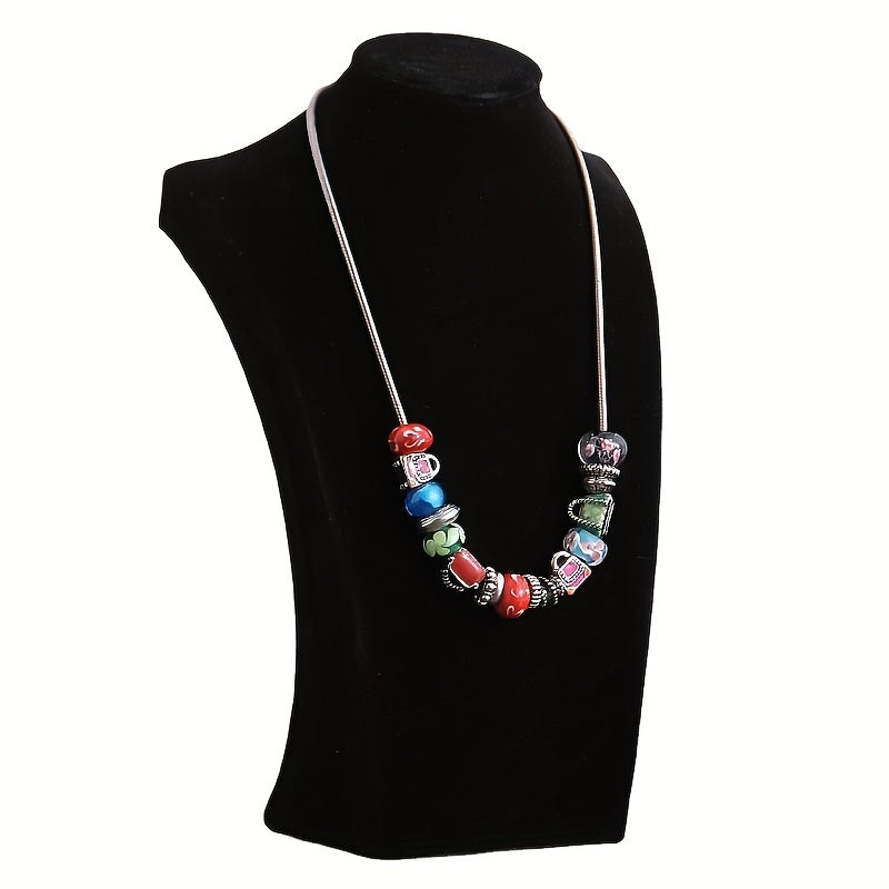 Velvet Jewelry Display Stand for Necklaces and Pendants Elegant Necklace Holder