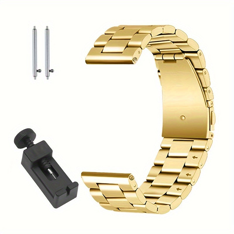 Stainless Steel Watch Band 16mm-24mm for Smartwatches and Traditional Watches Not Water Resistant