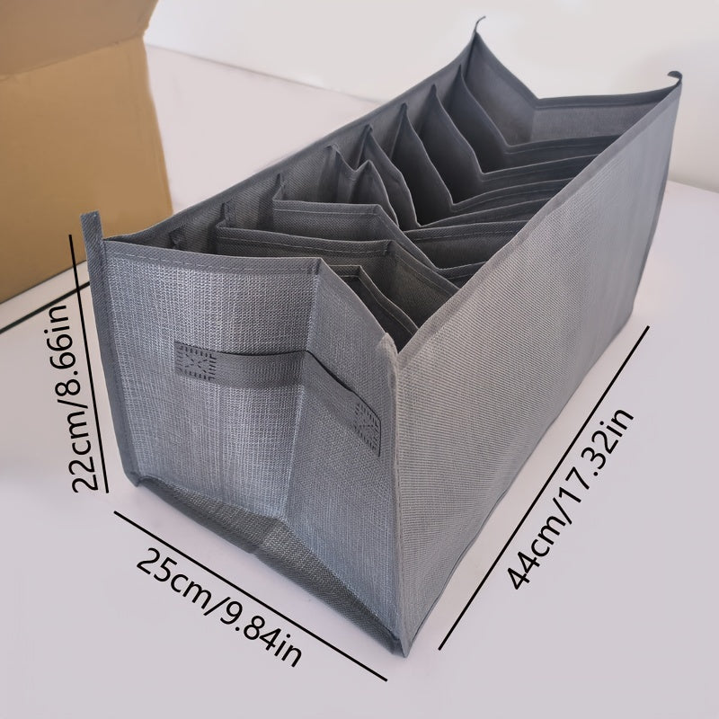 Caja de almacenamiento para ropa de lona plegable para jeans, ropa interior, calcetines, en dormitorios