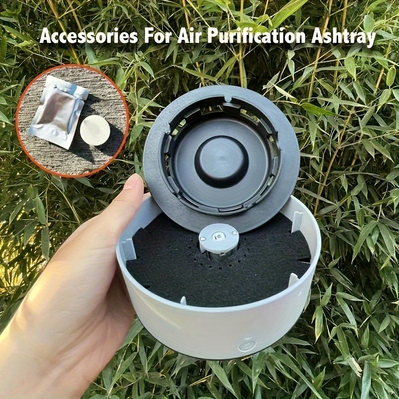 15 dona dumaloq plastik tutun qabul qilish uchun choʻntak filtri padlari tutun yutish matlari