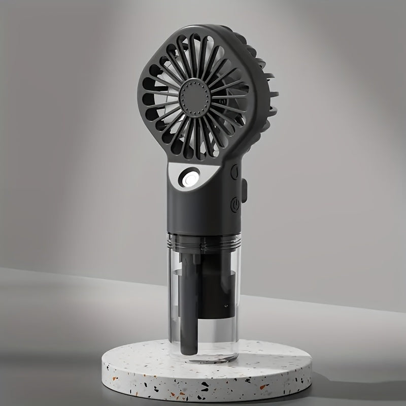 Rechargeable Handheld Spray Fan with USB Charging Portable Travel Outdoor