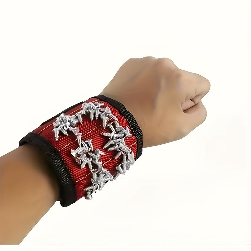 Magnetic Wristband for Tools Magnetic Support for Screws Nails Bolts