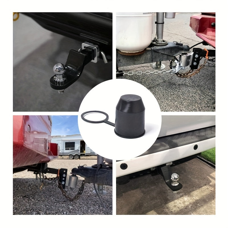 Universal PVC Towbar Ball Cover for Car Trailer Hitch Protection