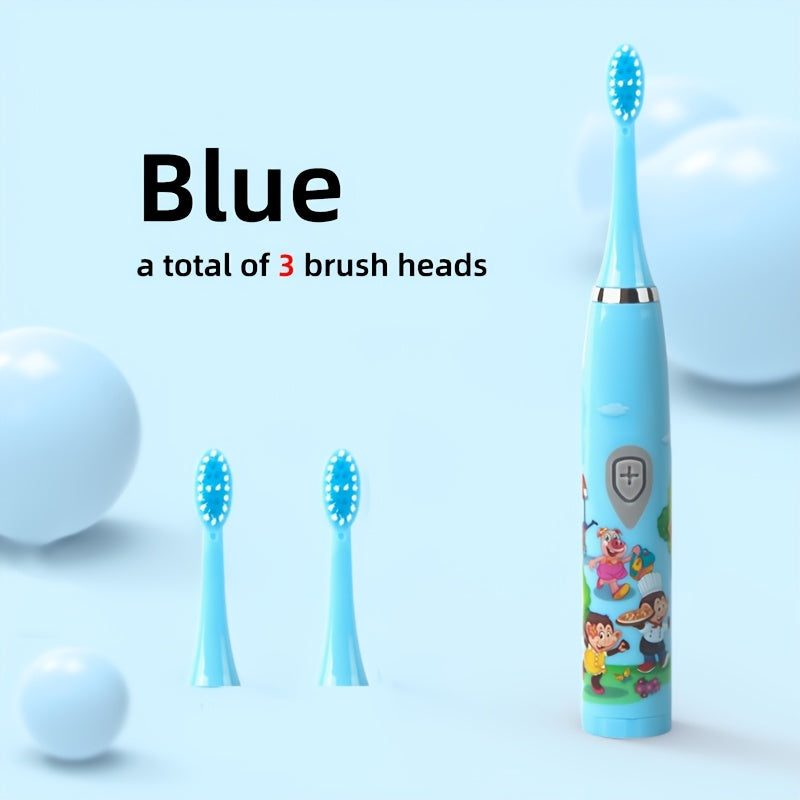 Bolalar va kattalar uchun elektr tish cho'tkasi, yumshoq cho'tka, sayohat uchun qulay, ajraladigan boshlar