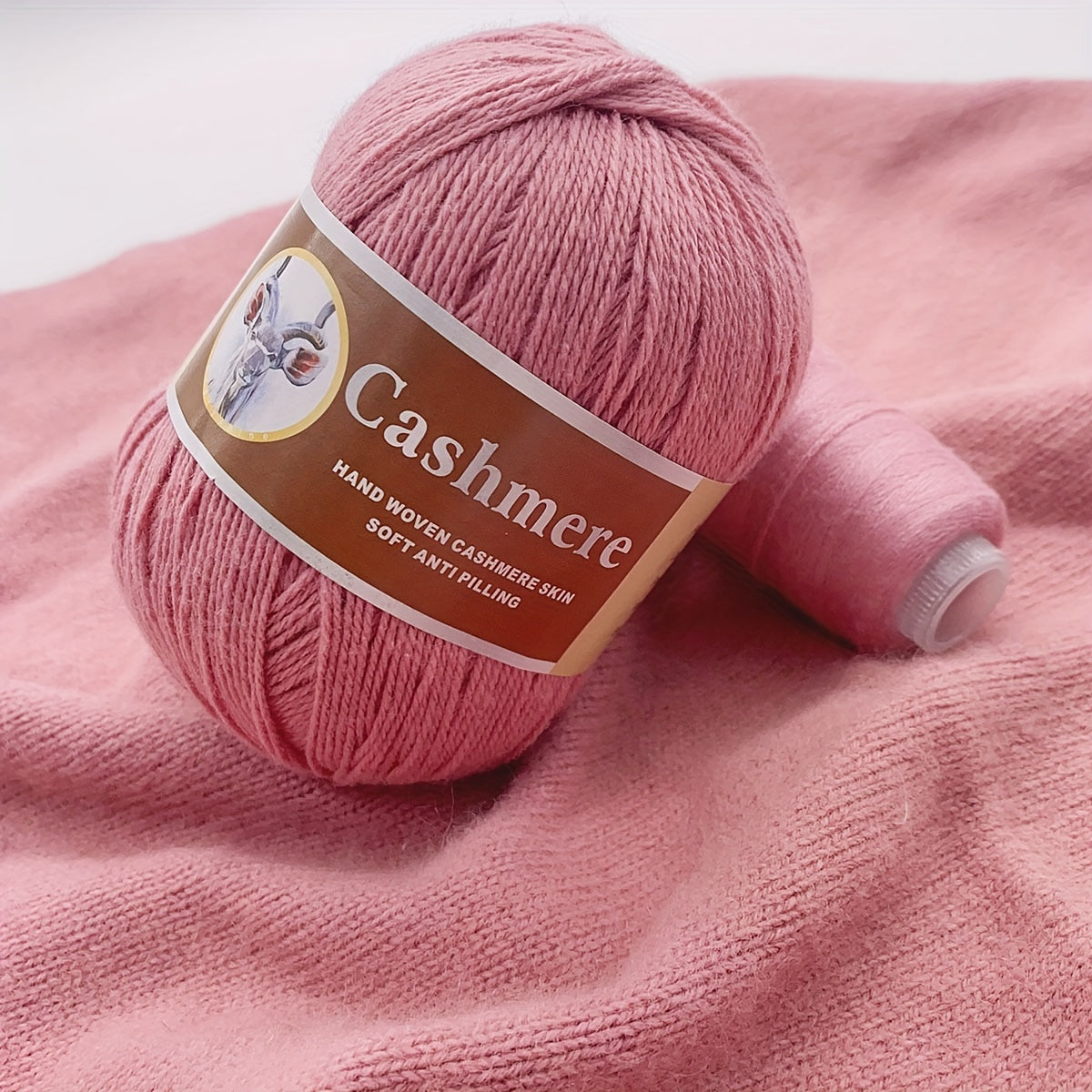 Hand-Woven Cashmere Blend Crochet Yarn 70 Cashmere 320m Assorted Colors