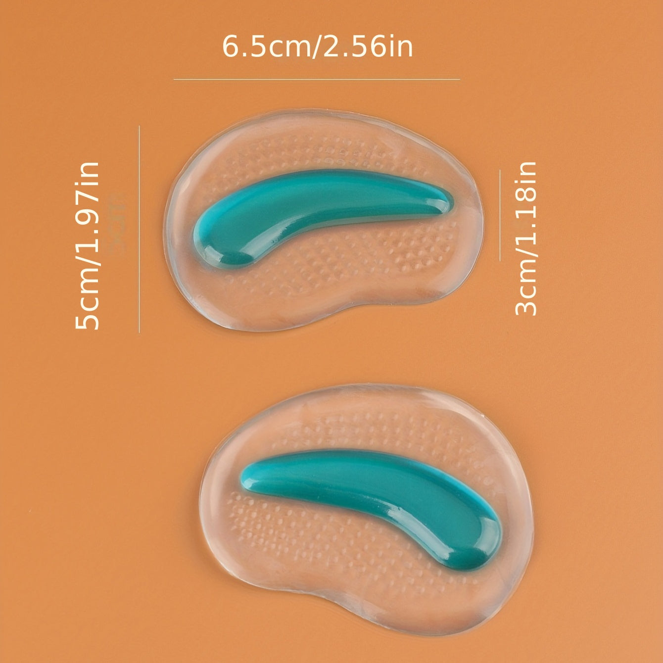 Women's Silicone Forefoot Pad Anti-slip Thick Insole for High Heels