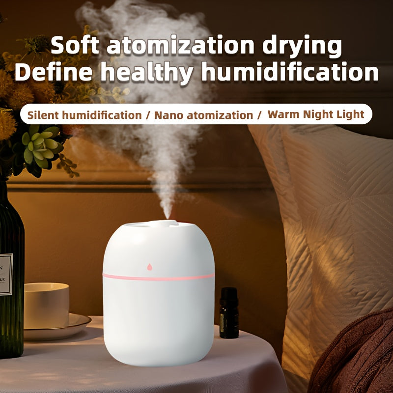 Versatile Night Light Aromatherapy Machine with USB Humidifier and Lucky Color Car Diffuser