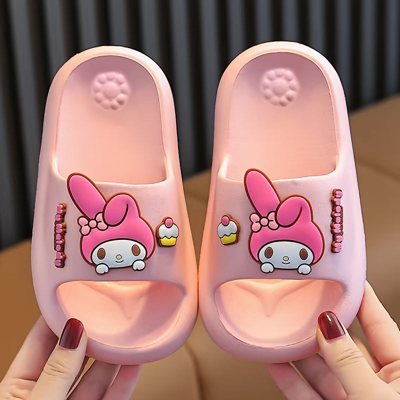 Children's Indoor Slippers Girls Non-slip EVA Cartoon Animal Pattern for Kids Under 14