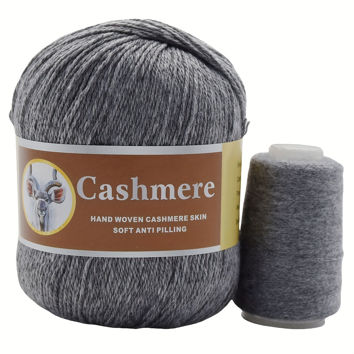 Hand-Woven Cashmere Blend Crochet Yarn 70 Cashmere 320m Assorted Colors