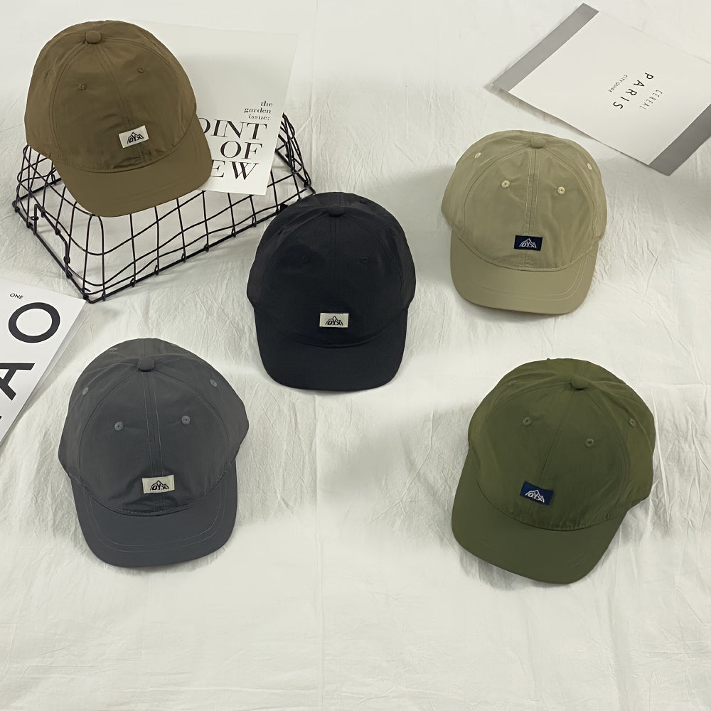 Unisex Retro Beysbol Shlyapa, Qisqa Qirra, Moslashtiriladigan, Tez Quriydigan, Ideal Sovg'a Tanlovi