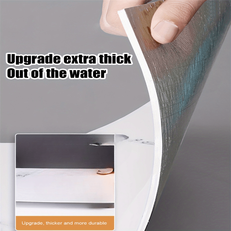 10 шт. больших самоклеящихся наклеек из искусственного мрамора для керамической плитки, водонепроницаемых, съемных, для ремонта кухни и ванной