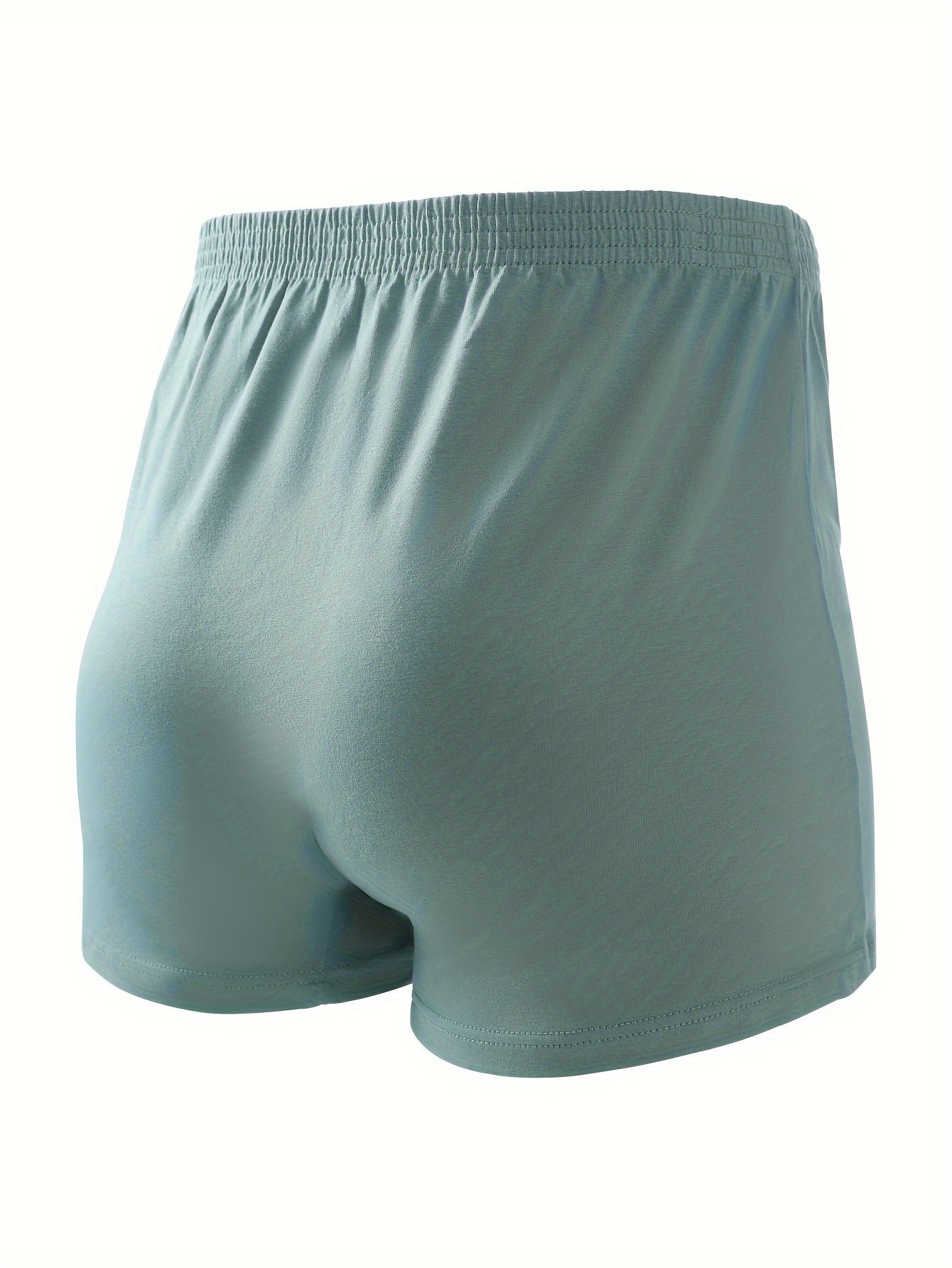 Men's Cotton Boxer Briefs 3-Pack Breathable Stretch Comfort Fit Casual Shorts