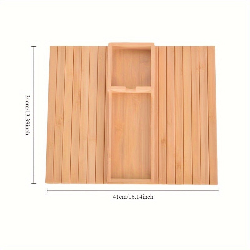 Foldable Sofa Armrest Cup Holder Tray for Drinks Snacks and Phones