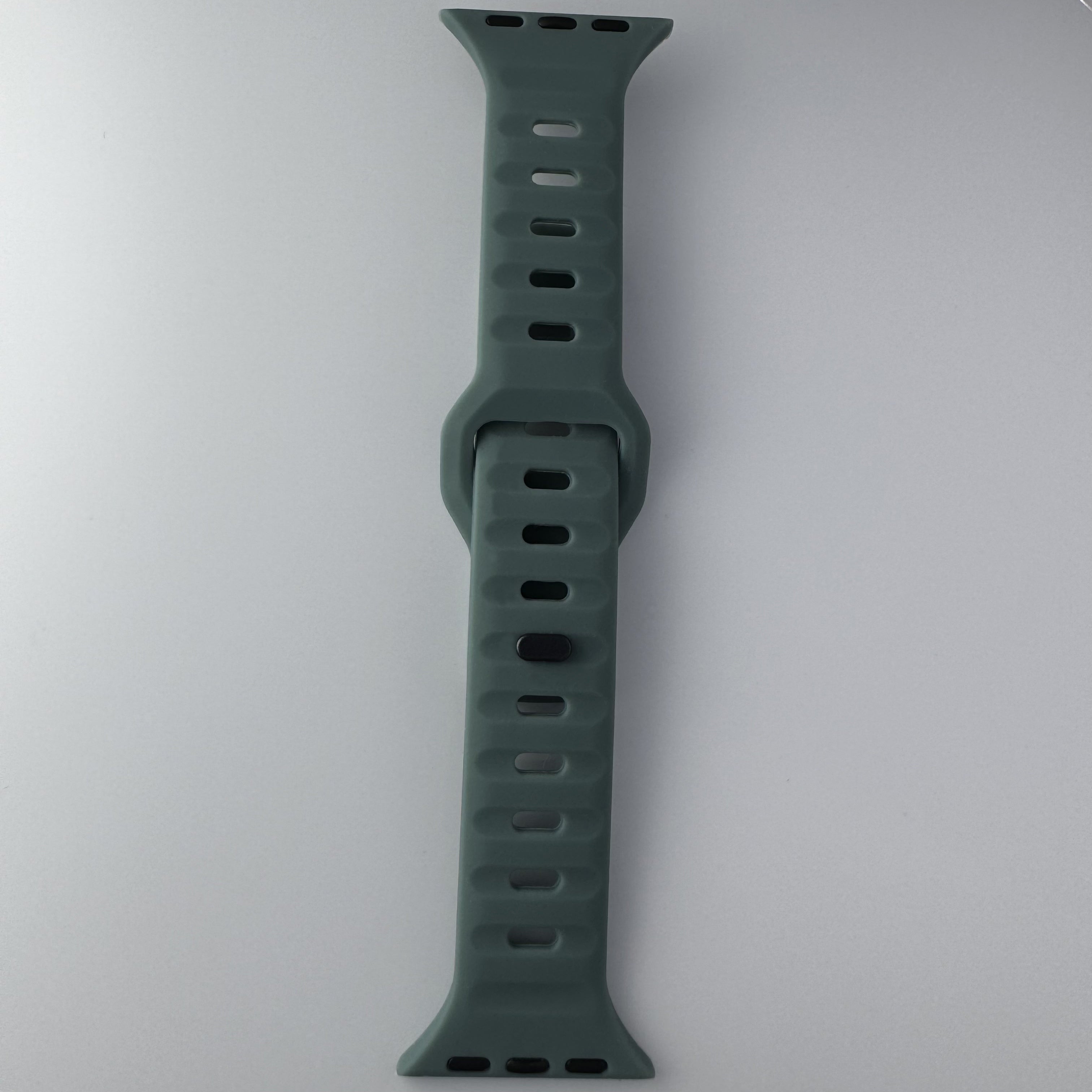 Silicone Sport Bands for Apple Watch Compatible with Series 38mm 40mm 41mm 42mm 44mm 45mm 49mm