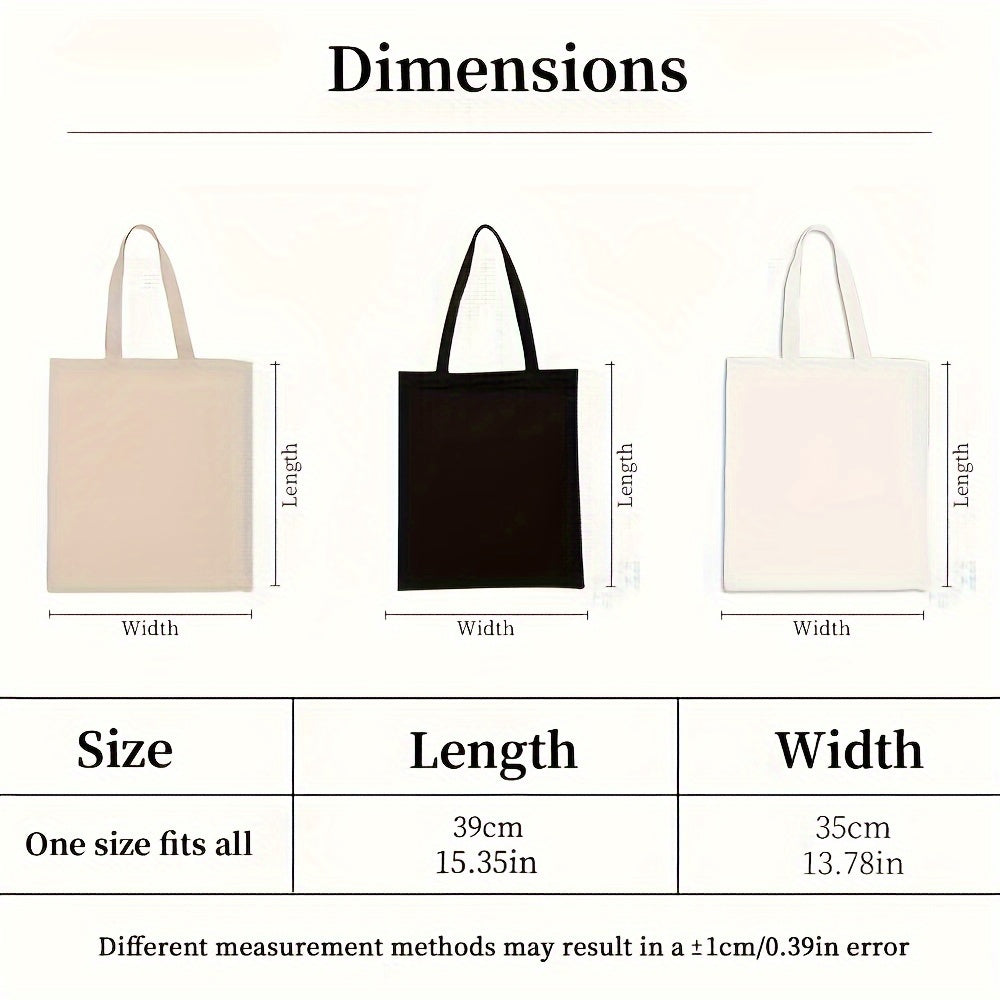 Customizable Canvas Bag Pack of 2 with Personal Photo Print in 3 Colors