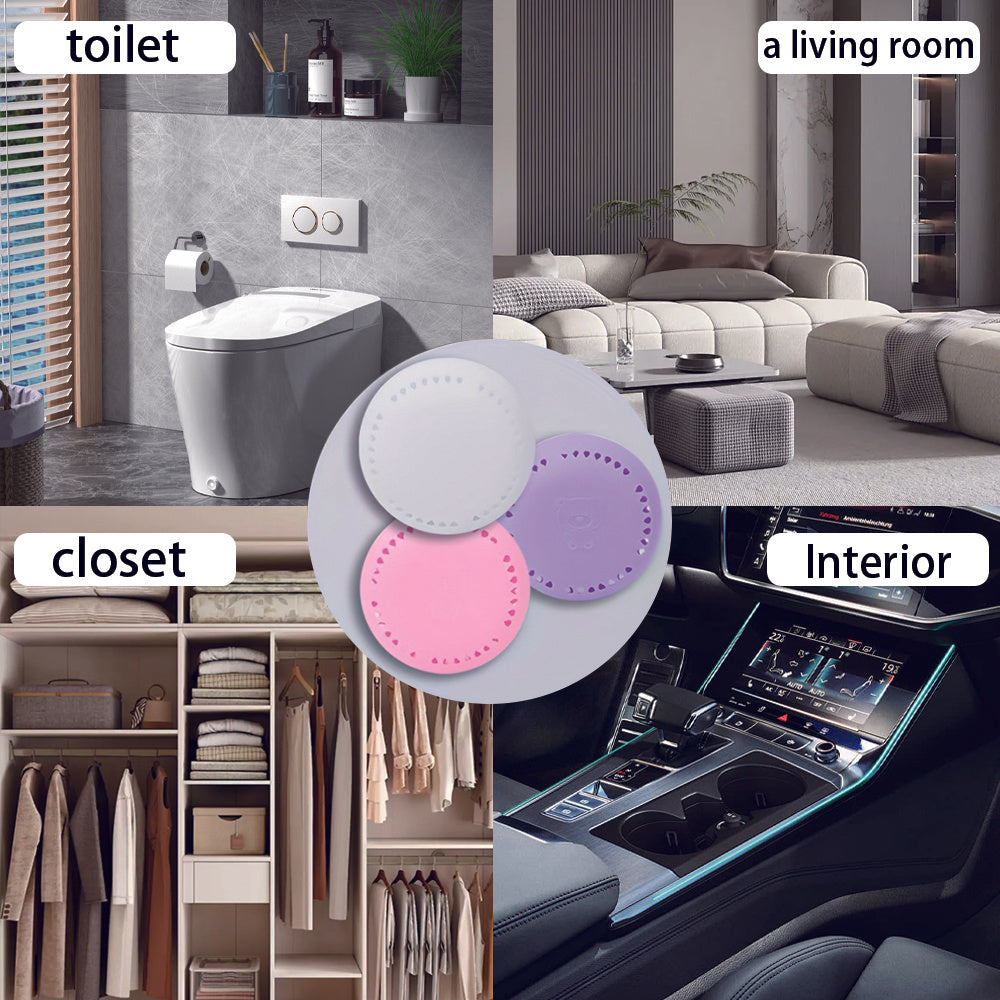 Long-Lasting Solid Air Fresheners for Bathroom, Car, and Home Odor Control