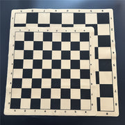Standard Edition Collapsible Portable Chess Checkers Board 34cm 43cm for Education