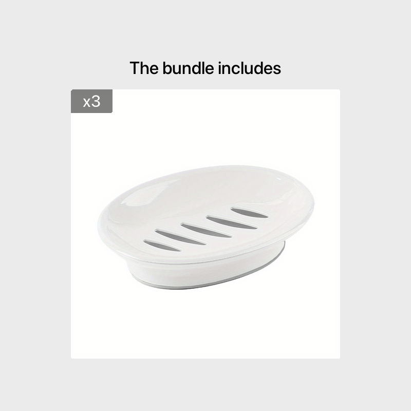 Double Layers Soap Saver for Kitchen and Bathroom Durable Plastic Storage Organizer