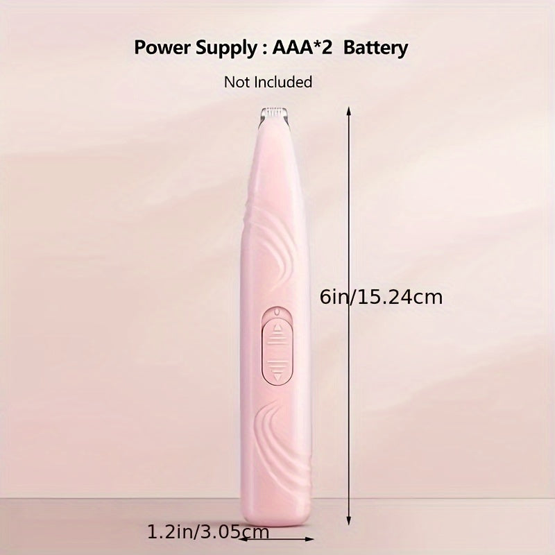 Cordless Electric Pet Grooming Scissors for Trimming Hair Around Paws Eyes Ears Face and Buttocks Low Noise