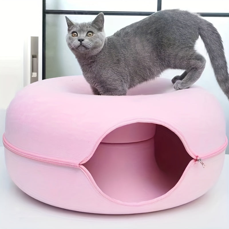 Large Cat Cave Bed for Multiple and Large Cats Indoor Detachable Washable