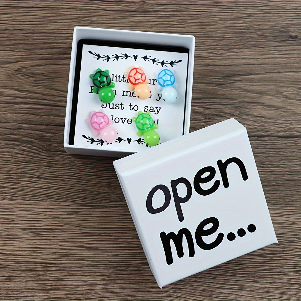 Zargarlik va hunarmandchilik uchun 5 ta kichik toshbaqa charm to'plami