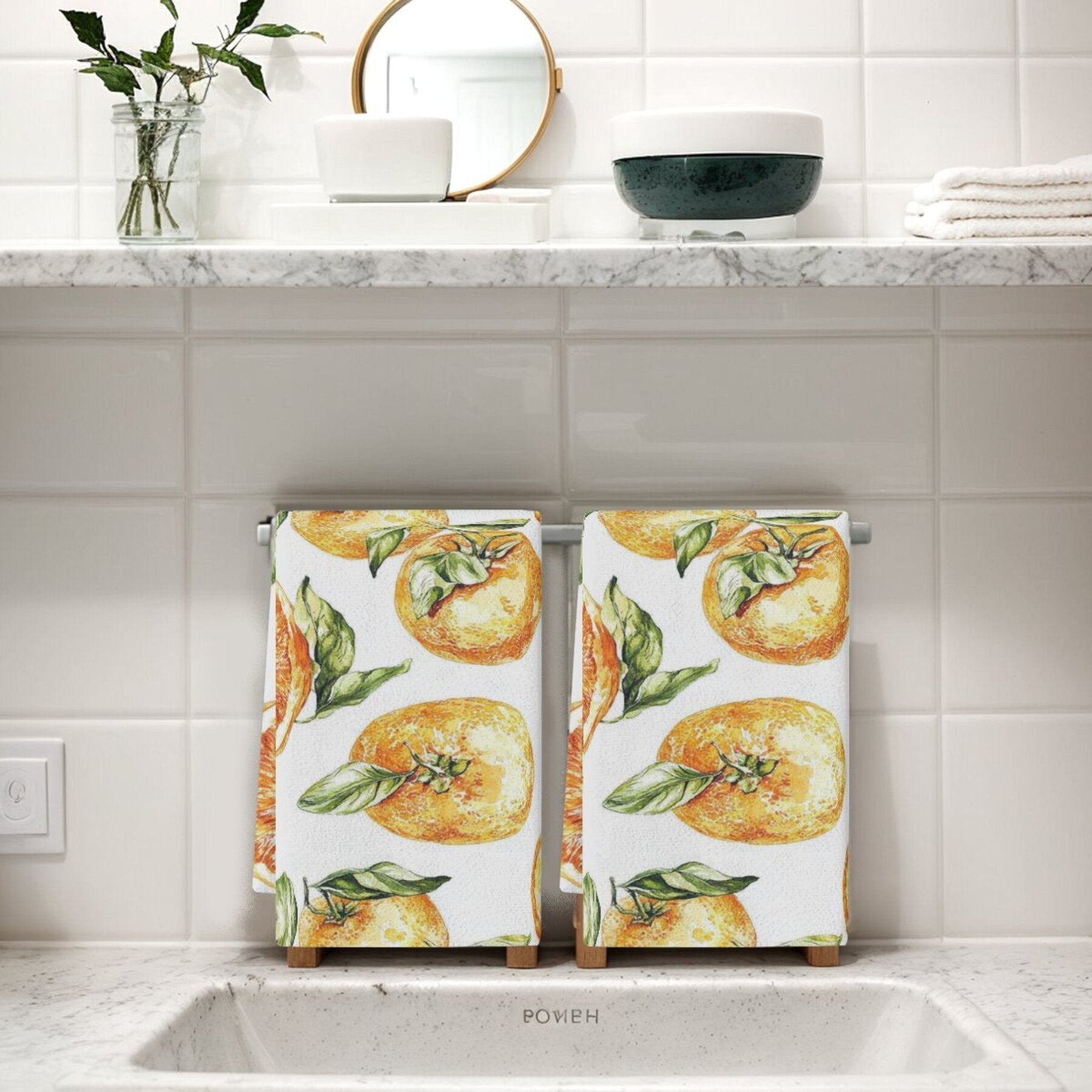 Two Pieces Scouring Pad Dish Cloths for Cleaning and Scrubbing